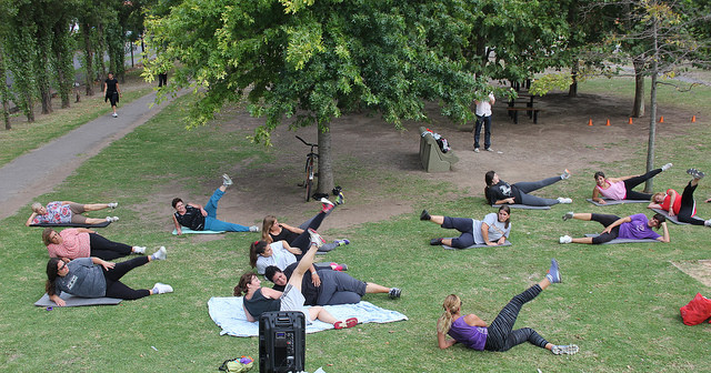 MOVETE. Un gimnasio gratis y a cielo abierto en San Isidro.