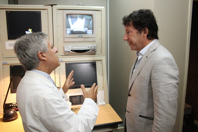 Rosetti y Posse en el Servicio de Medicina del Estrés de San Isidro. 