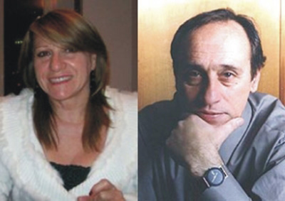 Olga Marega y Adrián Sapetti.