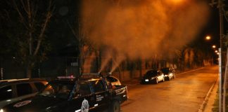 En San Isidro todas las noches hay operativos de fumigación contra el dengue