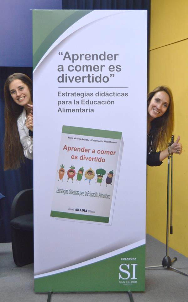 Las nutricionistas Mota Moreno y Azpiazu.