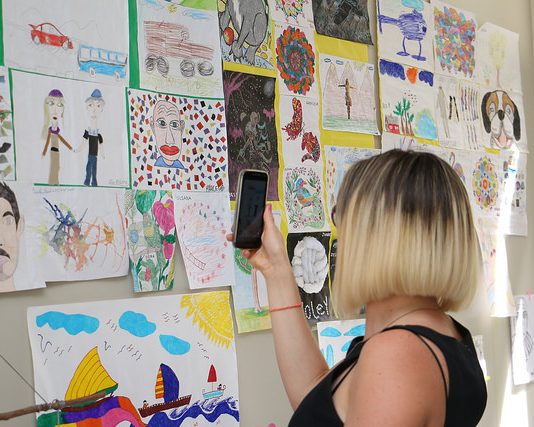 Arte por pacientes de Salud Mental del Hospital Central de San Isidro