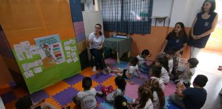 Desde niños les enseñan a comer sano en jardines de infantes