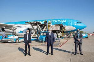 20-04-20 Recepción de insumos en Ezeiza
