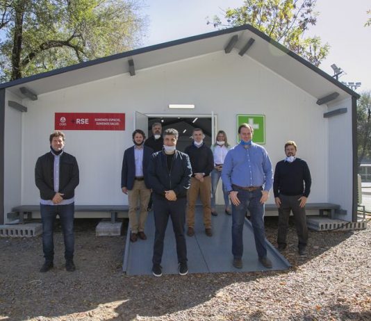 Vicente López recibió donaciones para un hospital de Campaña