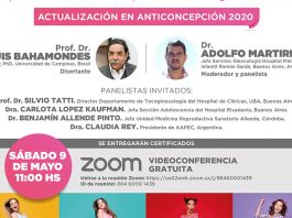 Videoconferencia sobre “Actualización en Anticoncepción 2020”