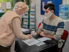 San Isidro: más de 1.200 vacunas para geriátricos
