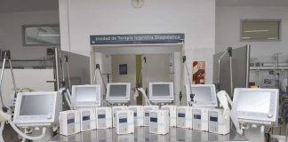 Malvinas suma seis nuevos respiradores al Hospital de Trauma