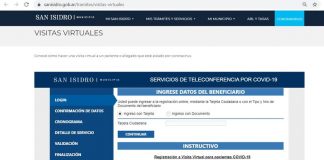 San Isidro: visitas virtuales para allegados de pacientes con Covid