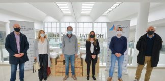 San Fernando recibió una donación del Banco Galicia para el cuidado del personal médico