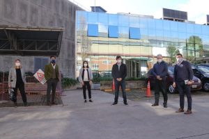 Foto 1 - Visita intendente de Morón, futuro Lab. de Calidad Sanofi
