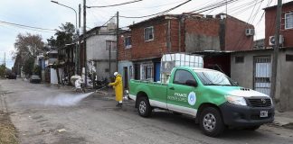 Operativo de vacunación antigripal y prevención en Barrio La Loma