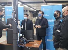 El Municipio instaló una cámara de detección de temperatura corporal en la estación de Morón