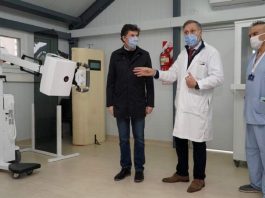 San Isidro: nuevo equipo de rayos X en el módulo sanitario del Hospital Central