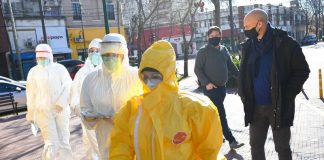 San Fernando realizó operativos de detección de coronavirus en centros comerciales