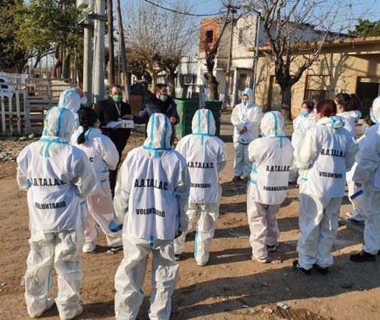 Salud realiza operativo en Villa Azul para saber qué porcentaje tiene anticuerpos para Covid-19