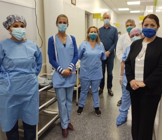 Gollán visitó hospitales en San Vicente y Presidente Perón