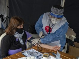 Más de 300 personas controlaron su salud en las calles de San Isidro