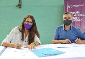 Zabaleta y Elizabeth Gómez Alcorta -