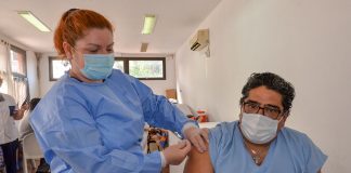 San Fernando: comenzó la vacunación del personal de salud contra el coronavirus