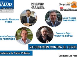 Entrevista con los secretarios de Salud de Vicente López, Tigre, San Fernando y San Isidro