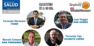 Entrevista con los secretarios de Salud de Vicente López, Tigre, San Fernando y San Isidro
