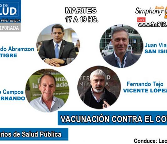 Entrevista con los secretarios de Salud de Vicente López, Tigre, San Fernando y San Isidro