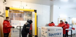 Sputnik V: distribuyen 399 mil dosis en todo el país