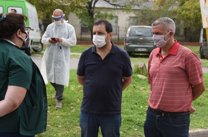 El intendente Fernando Moreira participó de la segunda jornada de los recorridos casa por casa