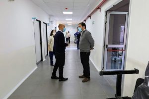 Fernando Moreira recorrió las nuevas instalaciones del Hospital Marengo