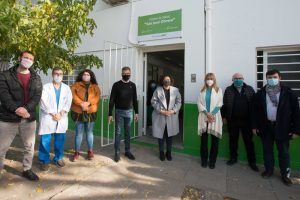 Zabaleta y Vizzotti recorrieron la ampliación de un centro de salud en Hurlingham