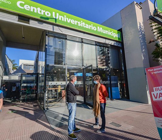San Fernando: vacunatorio contra el Covid-19 en Centro Universitario Municipal