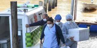 San Fernando y PAMI: adultos mayores del Hospital de Islas ´Do Porto´recibieron la segunda dosis