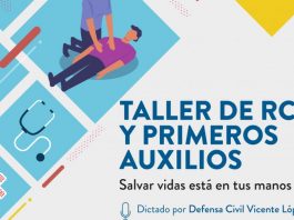 Vicente López: talleres de RCP y primeros auxilios en las escuelas