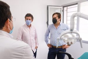 Posse y Kreplak recorrieron el nuevo centro de salud en Boulogne y supervisaron las mejoras en el de Beccar