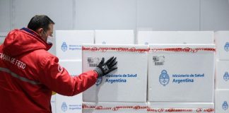 El Ministerio de Salud de la Nación esta semana distribuye 3.249.385 dosis de vacuna contra la Covid-19 a todo el país