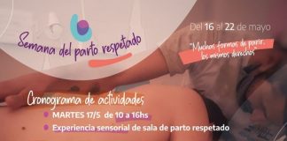 Salud realiza actividades en la semana del parto respetado 2022