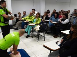 Vicente López: capacitación de RCP para comerciantes