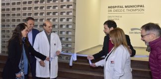 San Martín: nuevas áreas de pediatría y obstetricia en el Hospital Thompson