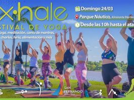 San Fernando: el Festival de Yoga “Exhale” regresa al Parque Náutico este domingo