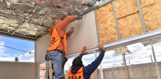 Avanza la construcción de la Posta de Salud del Barrio 8 de Mayo