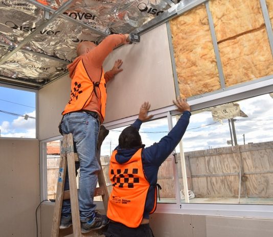 Avanza la construcción de la Posta de Salud del Barrio 8 de Mayo