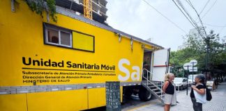 CABA: refuerzan la vacunación contra el sarampión en la Unidad Móvil Sanitaria