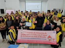 Tigre acompañó la campaña de donación de sangre de la Iglesia de Dios Sociedad Misionera Mundial